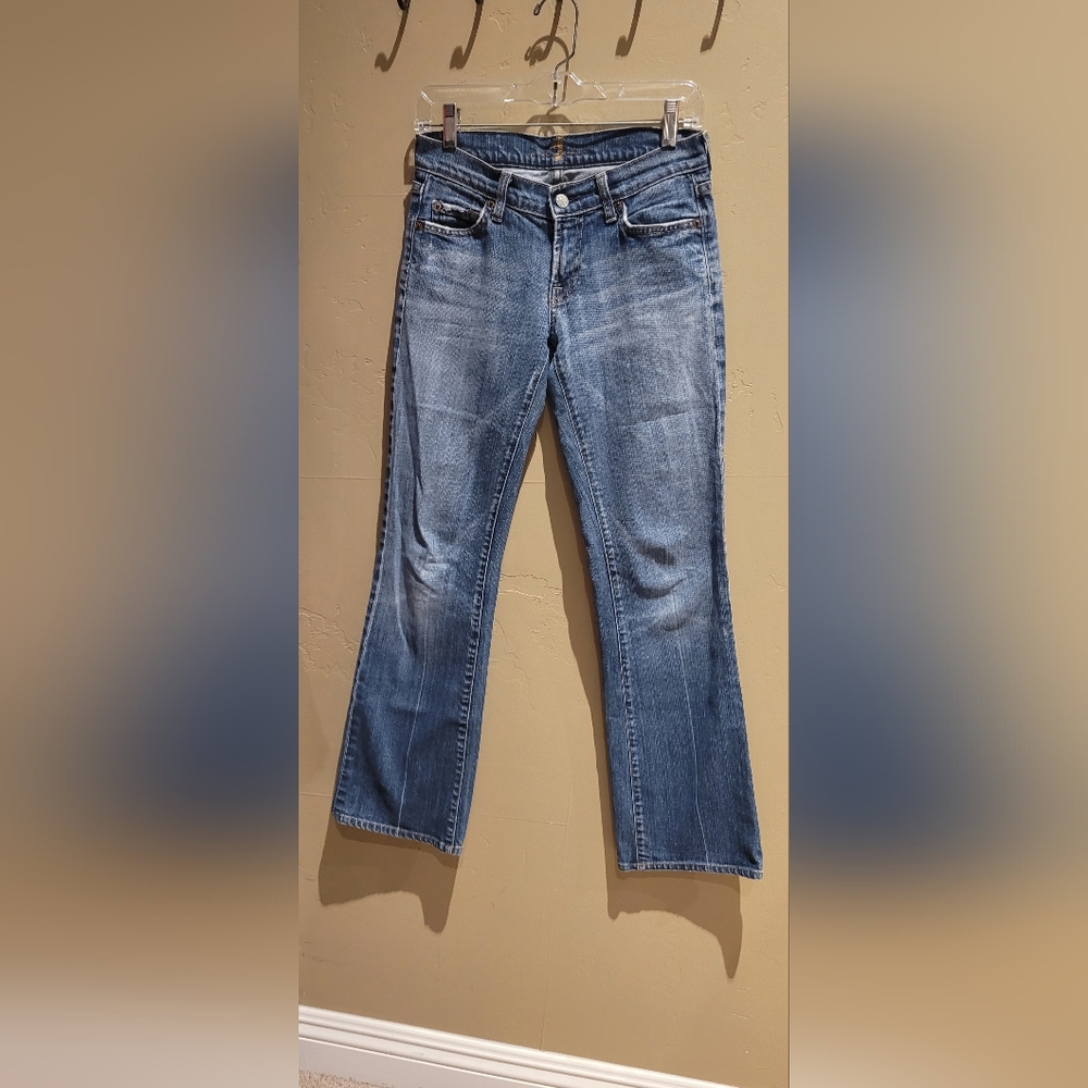 Light blue, boot cut jeans